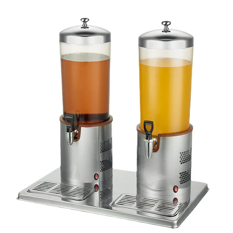 

Single head double head juice tripod, electronic refrigeration buffet, commercial beverage machine, stainless steel, plug-in h