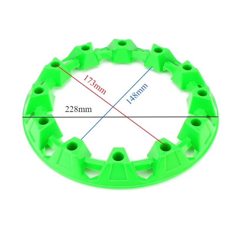 8 inch tire hub decoration edge cover protective cover ATV four-wheel beach bike go kart accessories