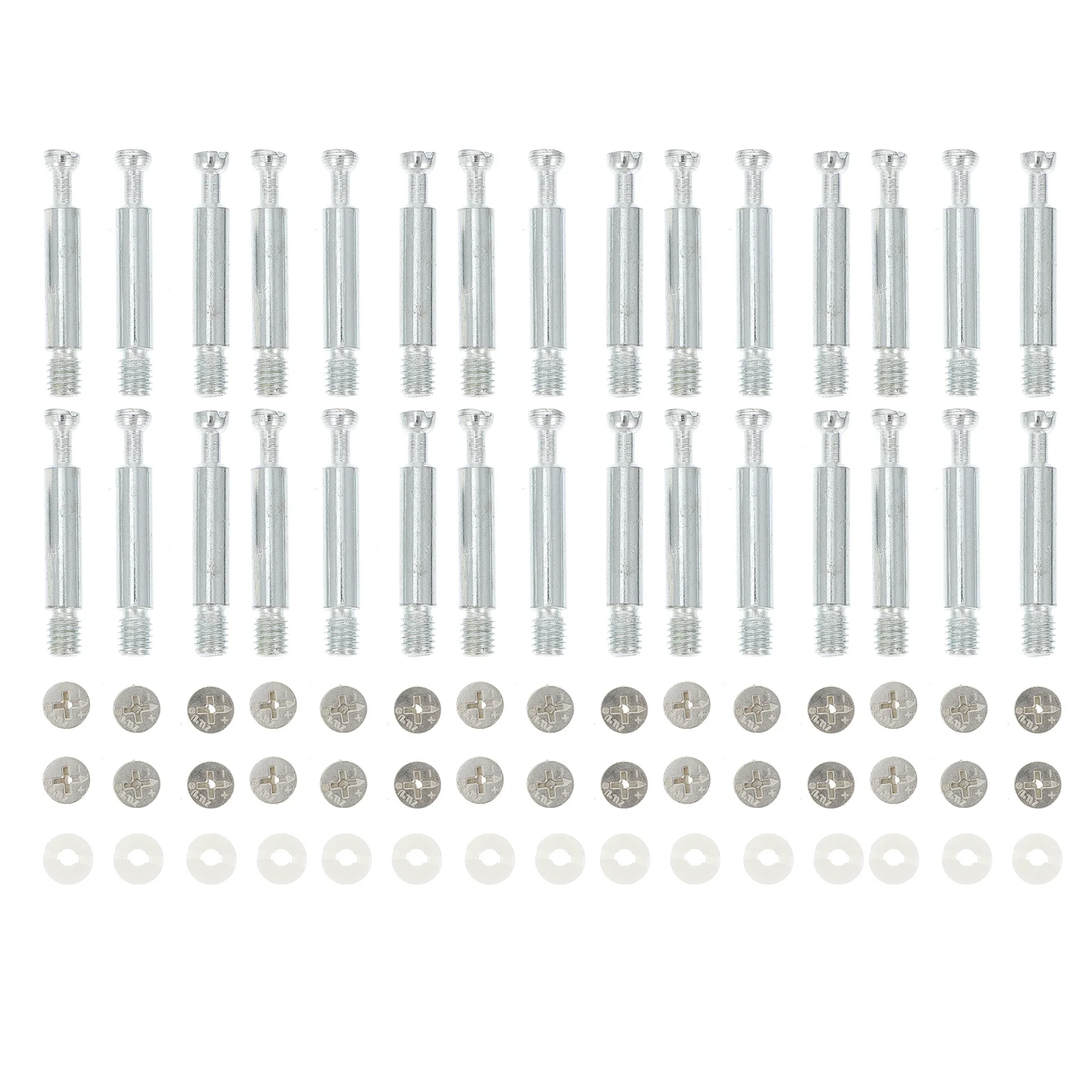 

1Set Cam Lock Furniture Connector Eccentric Cam Bolt Nut Iron Silicone Panel Cabinet Fastener Durable Hardware