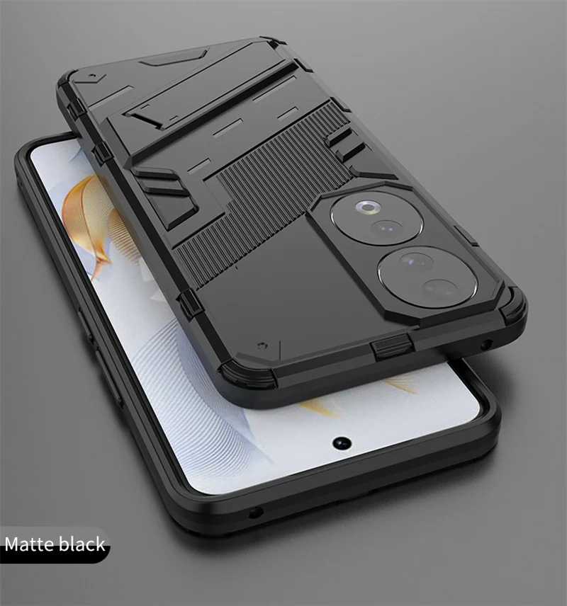 For Honor 90 5G Case Armor Kickstand Shockproof Phone Cases For Honor 90 Pro Honor90 Lite Light 90Pro Magnetic Holder Back Cover