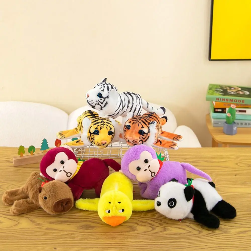 

Panda Slap Bracelet Series Monkey Capybara Plush Doll Slap Bracelet Soft Simulation Capybara Plush Wrist Band Christmas Toy