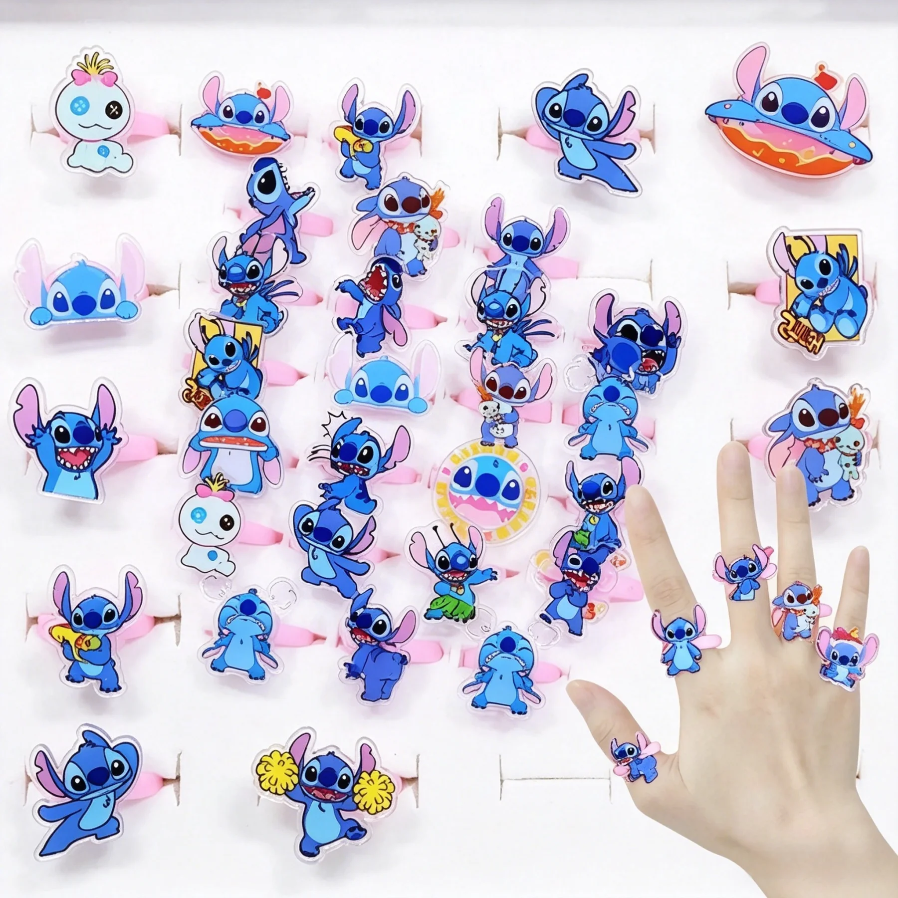 Zestaw Pierścionków Stitch dla Dzieci