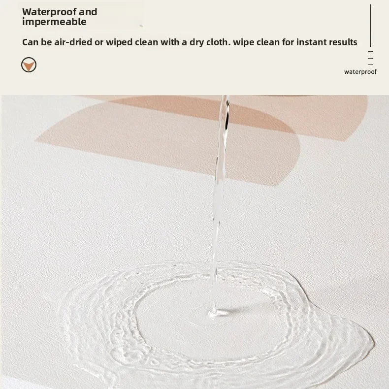 Round Tablecloth Pvc Waterproof Dinner Table Mat Oil-proof Kitchen Countertop Home Decoration Modern Restaurant Desk Mats