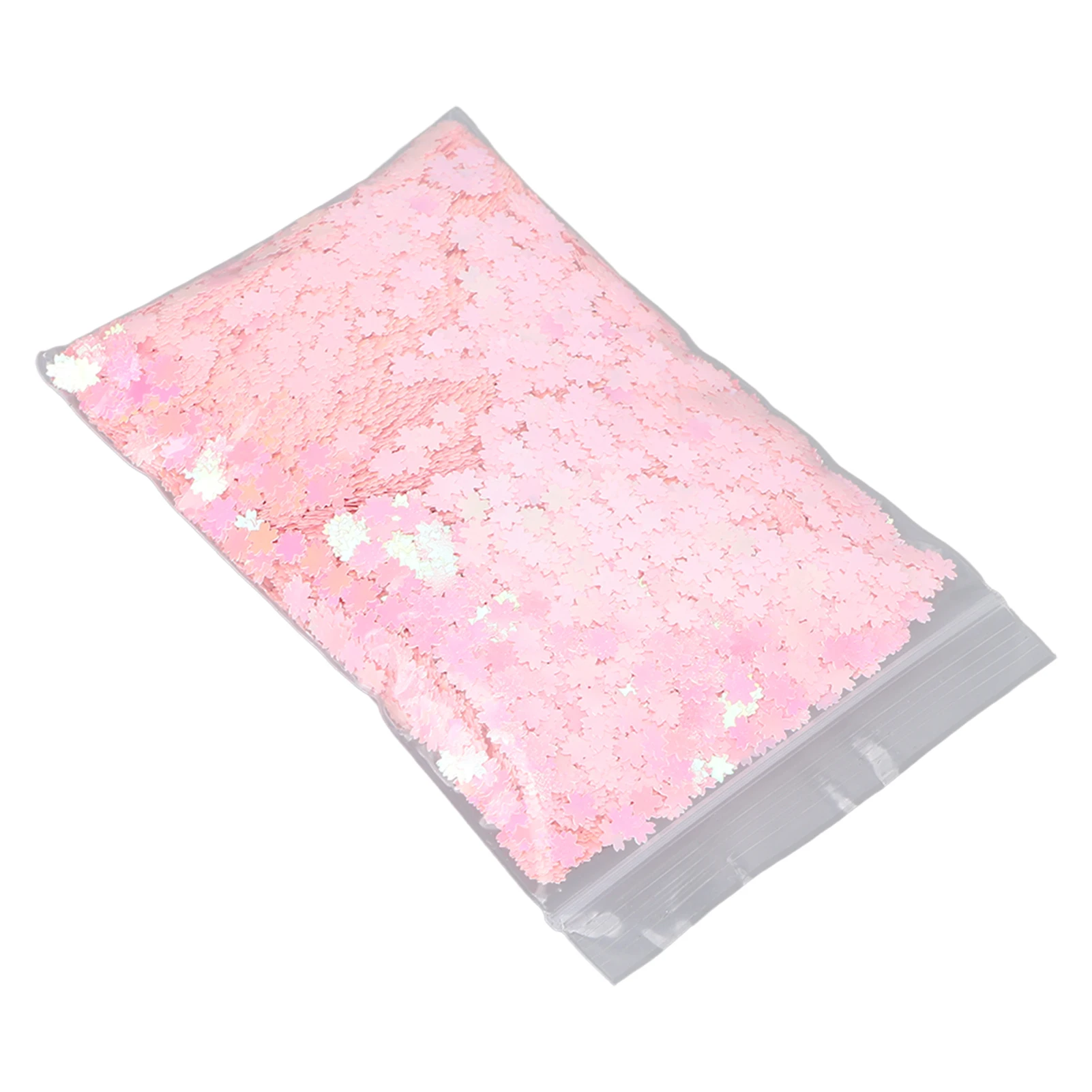 Nail Art Glitter Flakes Cherry Shape Sparkling Manicure Decoration Sequins for Nail Shop Pink 50g