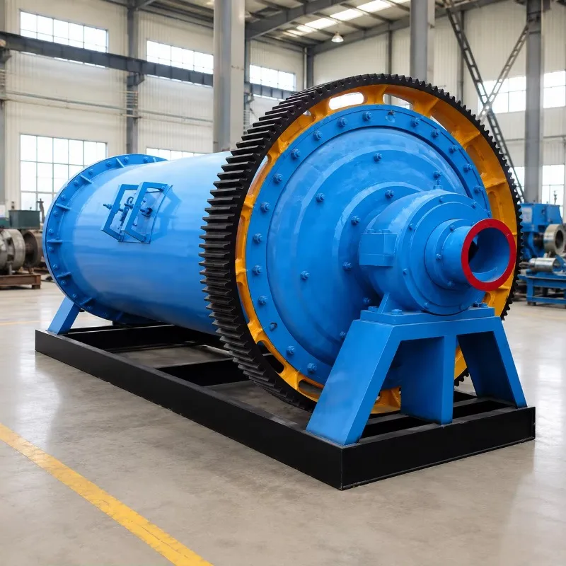 Professional Wet Ball Mill 17t/h Throughput For Quartz Copper Ore Processing AC Motor Gearbox Drive Low Vibration Customized