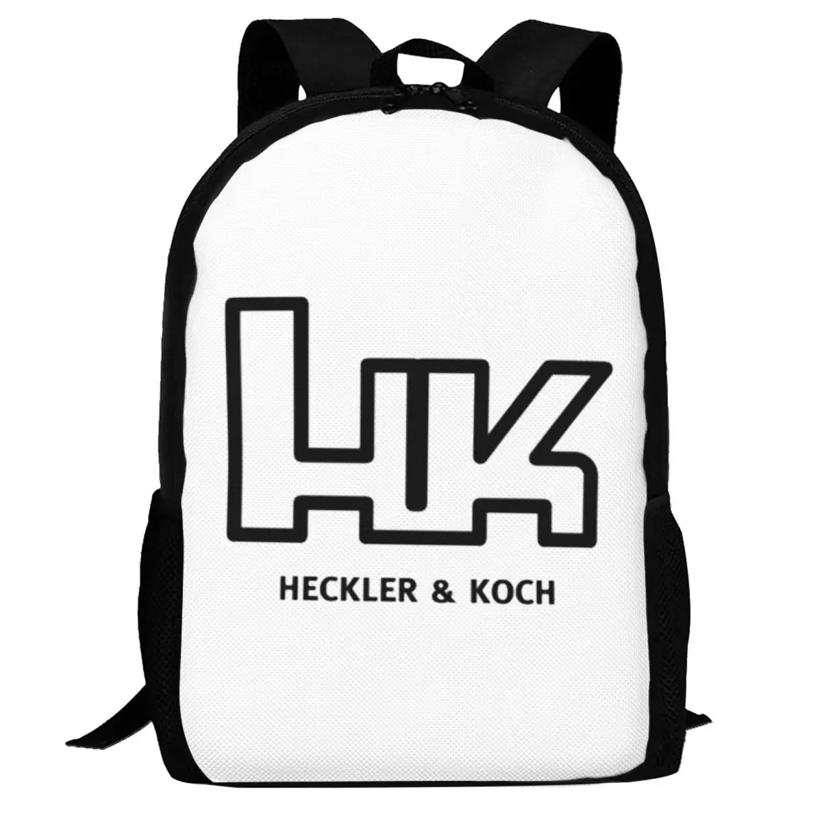 

Рюкзак Heckler Koch Hk с логотипом, вместительный, для детей, школьный рюкзак, сумка через плечо для мужчин и женщин