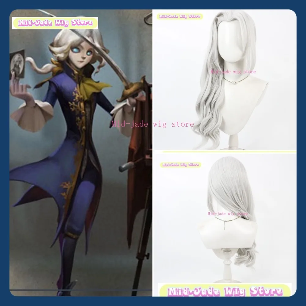 

Mid-jade Wig Store Identity V Joseph Desaulnier Cosplay Wig Anime Game Role Playing Synthetic Hair Halloween Party