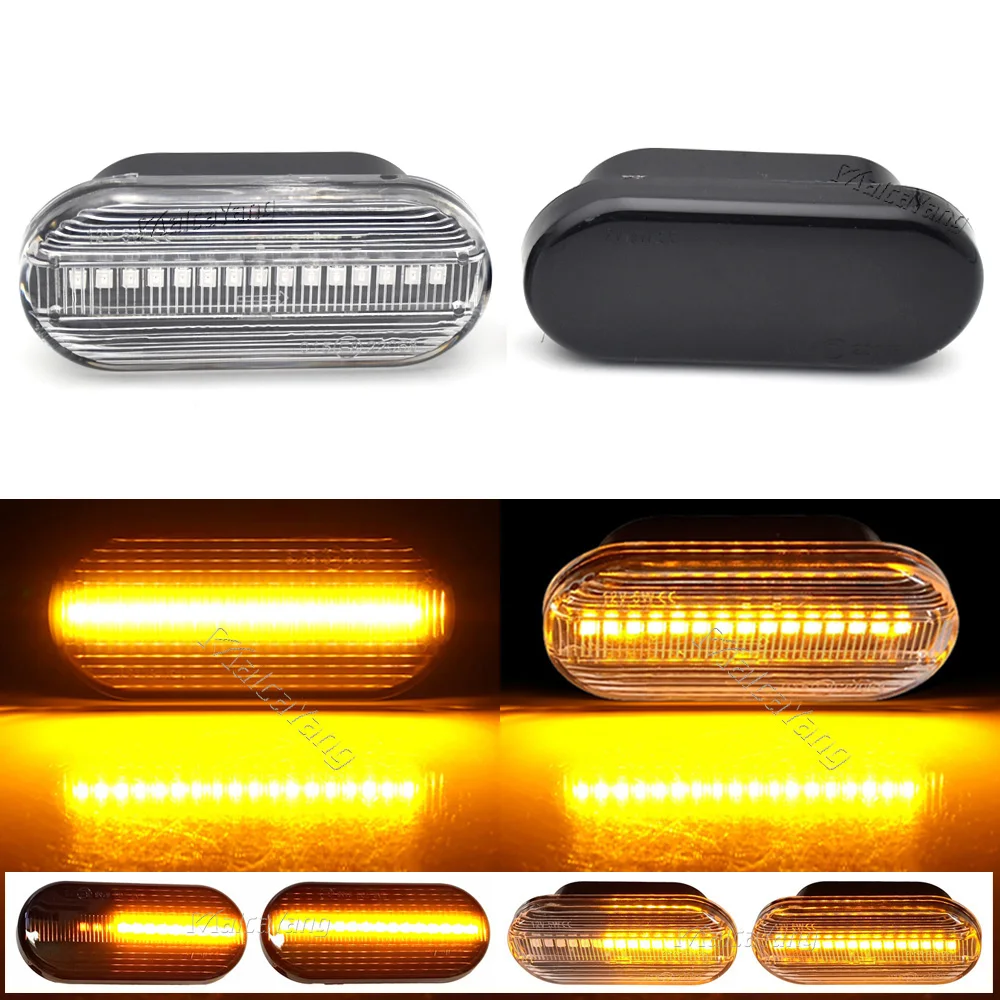 2Pcs Indicator Lamp For SEAT Leon 1P Ibiza Mk3 6L Mk4 6J Toledo Exeo Sedan Exeo Sedan Dynamic LED Side Marker Signal Light