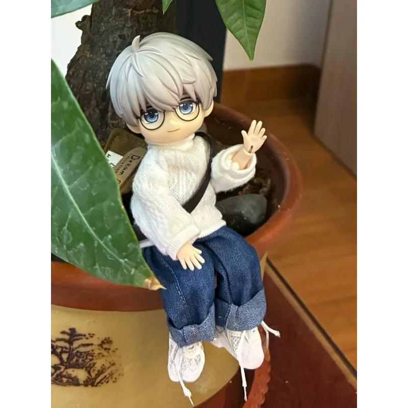 Maßstab 1:12, lockere Jeans mit geradem Bein, Soldatenkleidung, Modell, passend für 6'' Ashi 2.0 3.0 BJD Doll Romankey Notaman Actionfigur-Körper – Detail 1