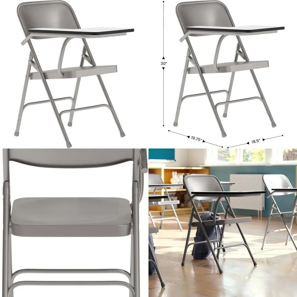 

Складной стул из стали премиум-класса для правой руки планшета от Ralph