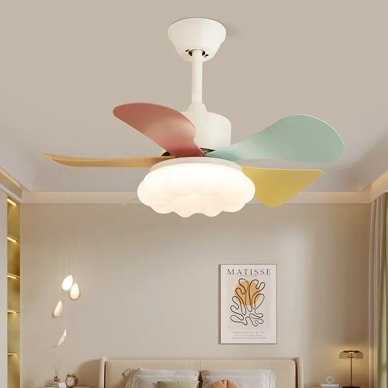 

DORIAN Nordic Modern Color Fan Light Fashion Art Living Room Restaurant Bedroom Children's room LED Remote Electric Fan Light