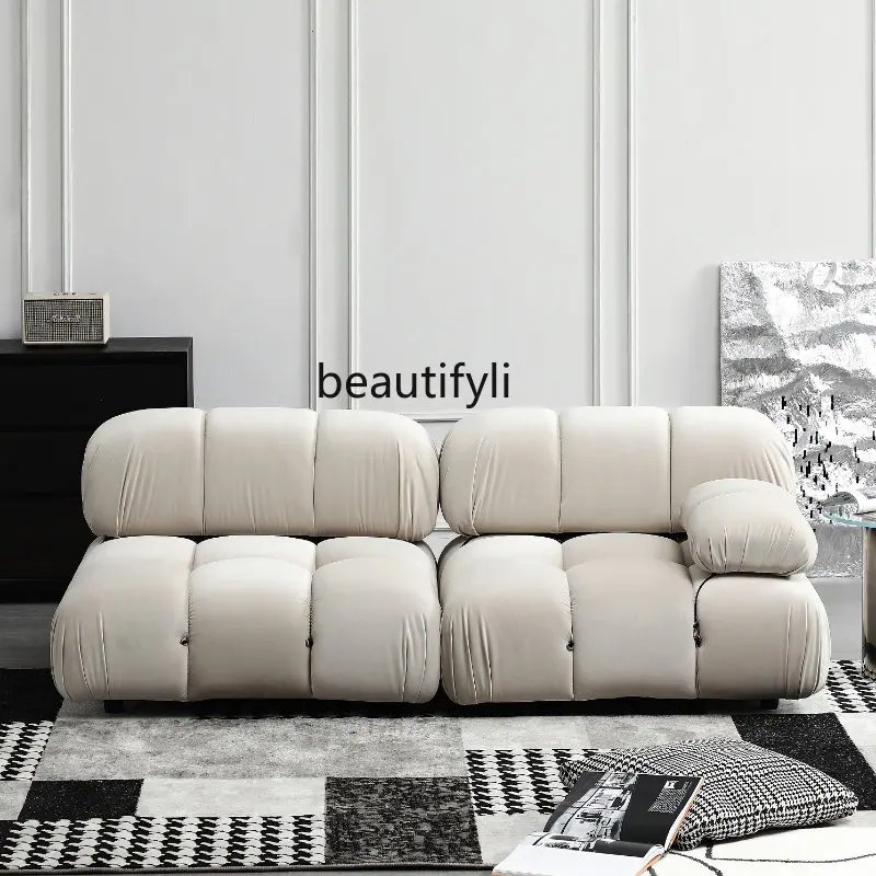 

yj Fabric Module Sofa Two-Seat Classic Modern Light Luxury Combination