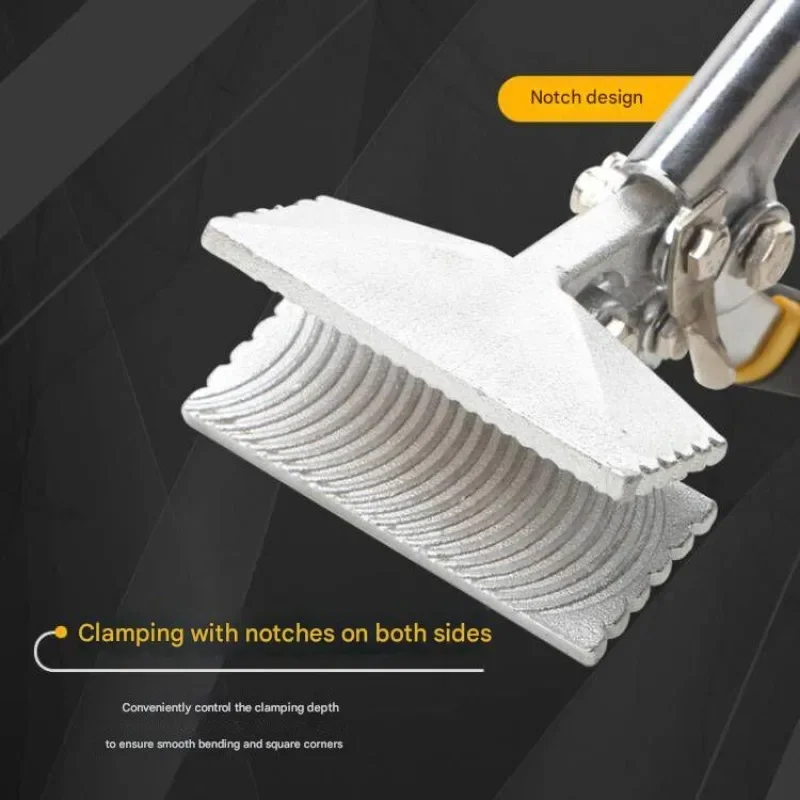 Sheet Metal Hand Seamer 75/150mm Sheet Bender Tools for Flattening Metal, Bending Pliers with Double Dipped Cushion Handle