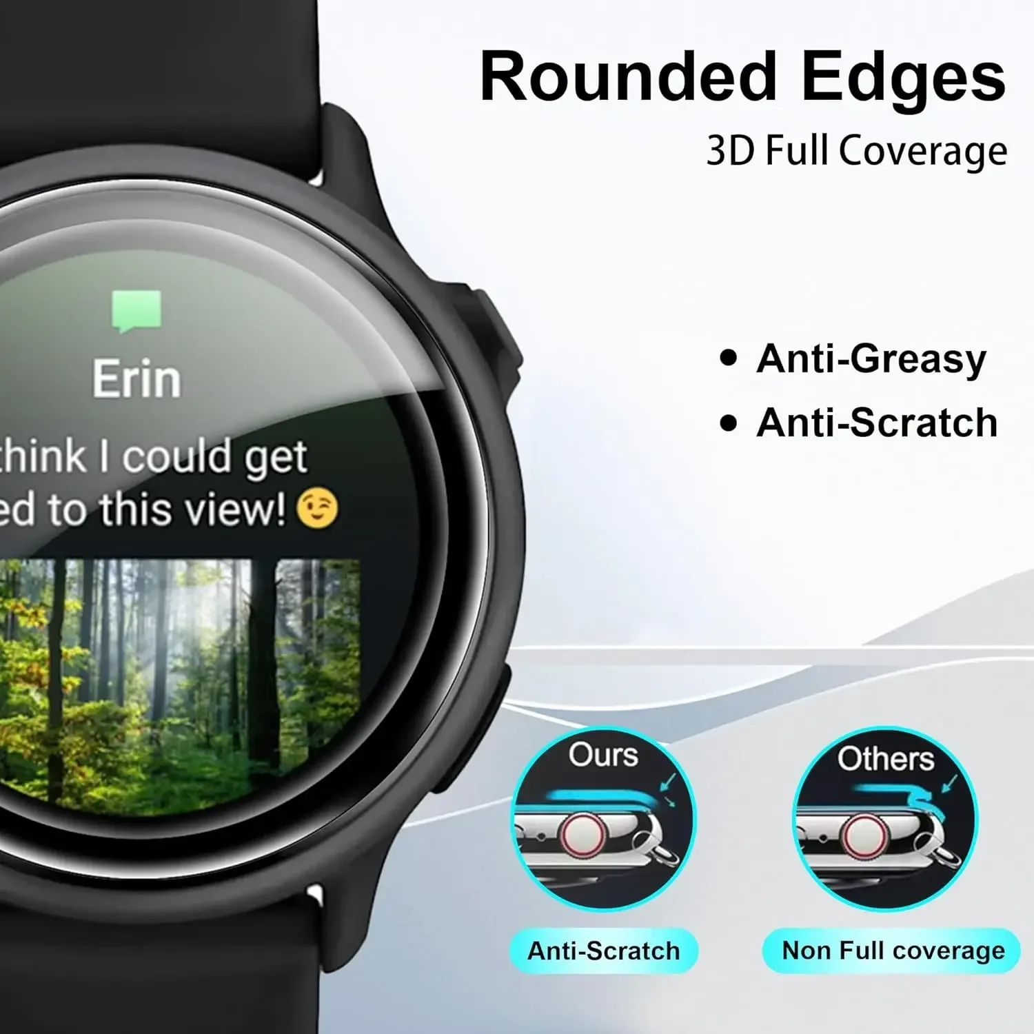 1/3/5 Pcs for Garmin Vivoactive 6 Screen Protector Anti-scratch Watch Protective Film Waterproof PUMA Composite Films Not Glass