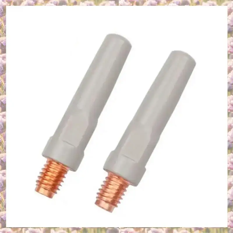 

-FTGT 10PCS Anti-Welding Slag Welding Wire Feeding Tips Coated Welding Torch Nozzle MIG Welding Tool Consumables