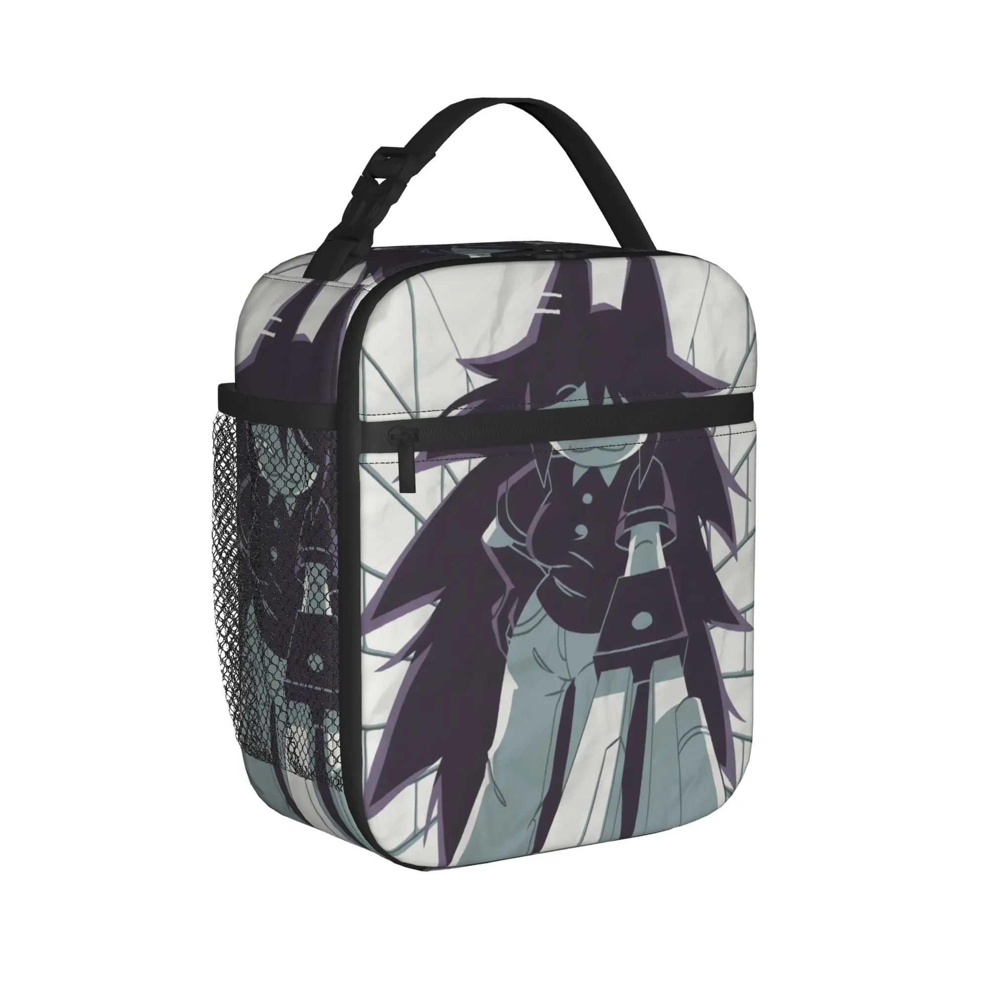 Fundamental Paper Education Lunch Bag  Office Lunch Box For Child Fun Print Thermal Lunch Bags Oxford Portable Zipper Cooler Bag