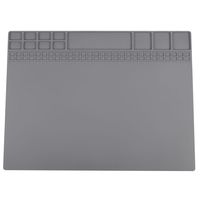 A83I-Insulation Pad Heat Resistant Soldering Station Silicon Soldering Mat Work Pad Desk Platform Soldering Repair Station