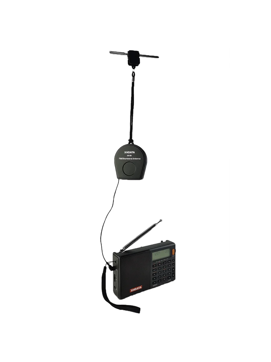 XHDATA AN80 Universelle externe Antenne für Tecsun und andere Radios. Tragbarer Signalverstärker verbessert die FM-SW-Hörqualität – Detail 7