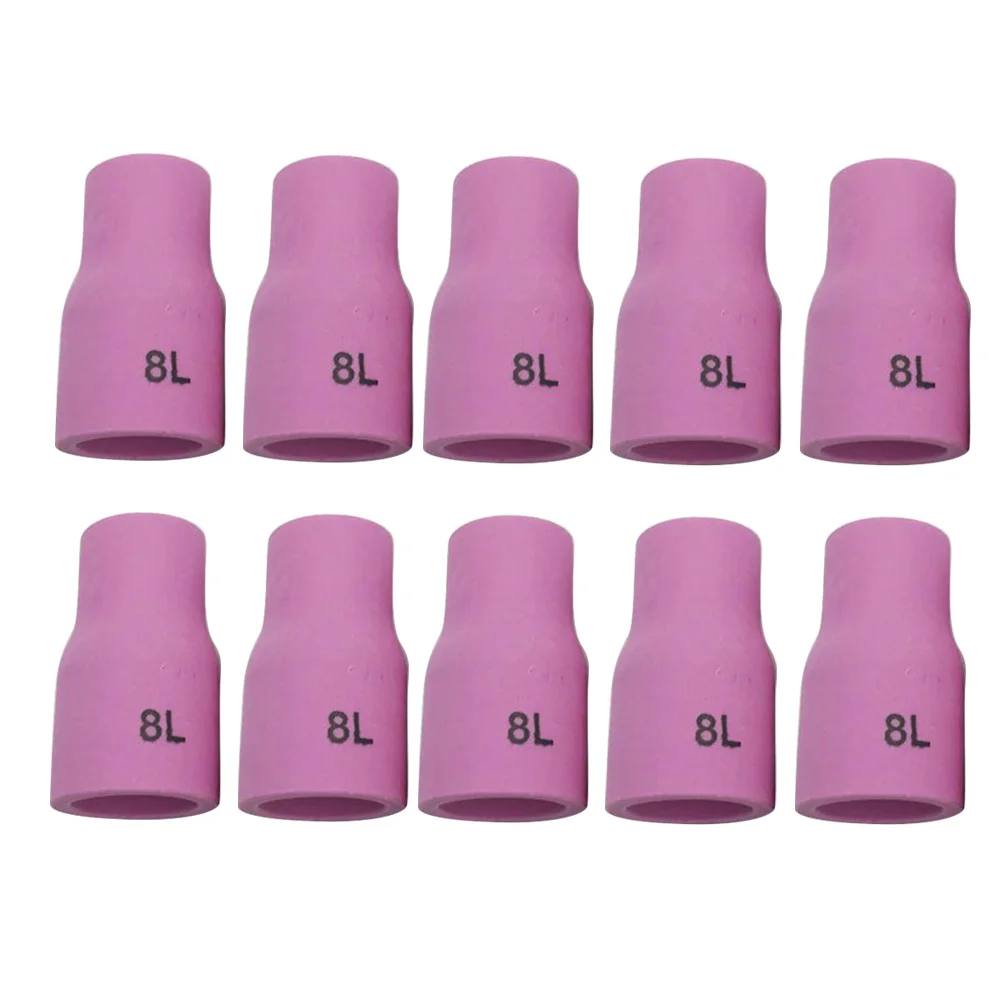 10 قطعة فوهات لحام قوس الأرجون السيراميك منخفضة حرق فقدان دائم 53n61sl Tig فوهة لحام لسلسلة 17cb20g 17gl المهنية