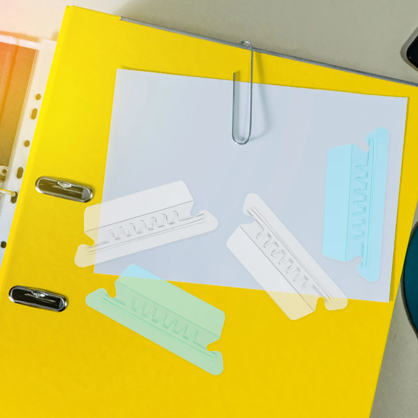 20 шт., этикетки для папок с файлами, маленькие подвесные вкладки, органайзер для документов, вставки, легкий перерабатываемый файл для офисных принадлежностей