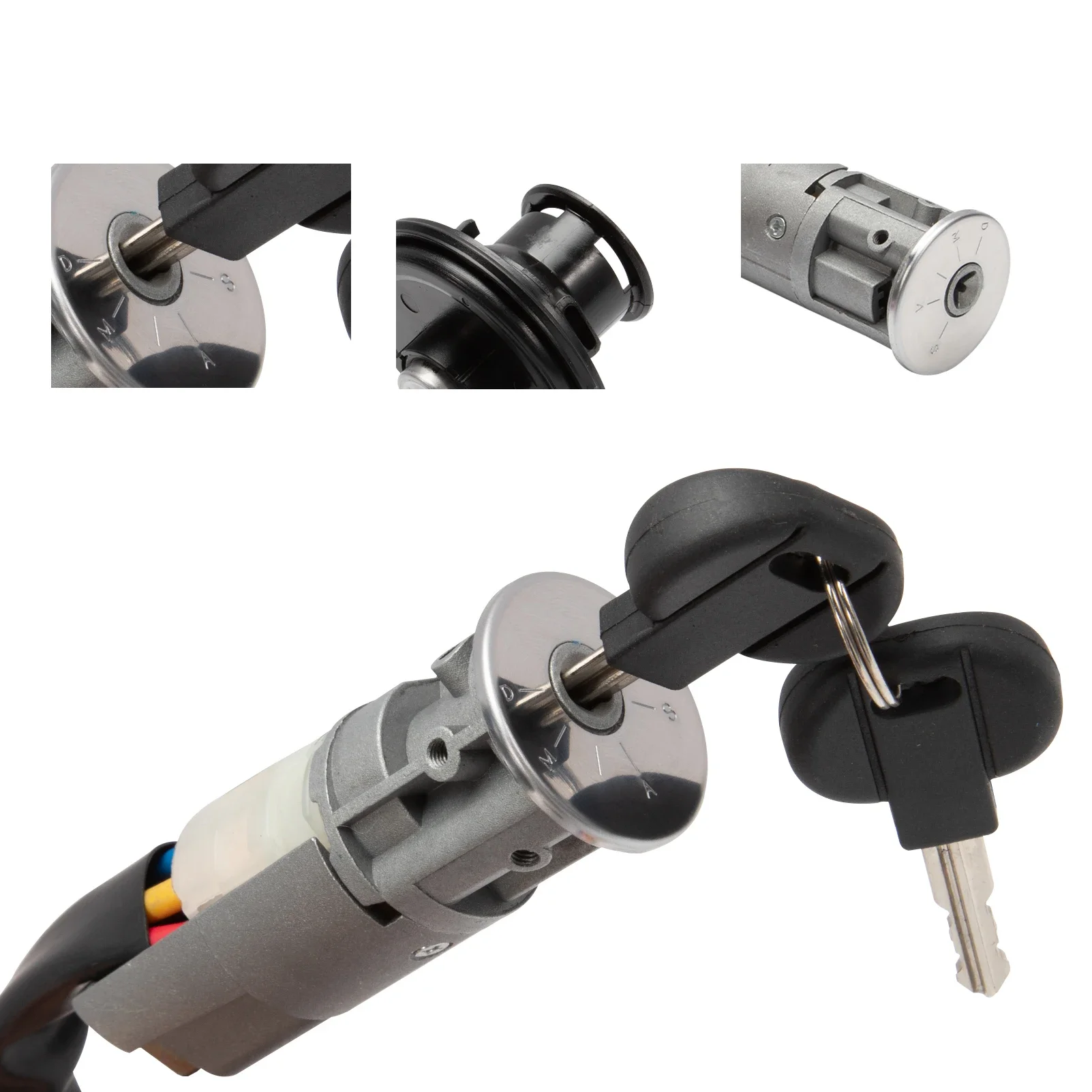 مجموعة قفل مفتاح إشعال عدة 4162F4 4162L9 4162S1 4162-S1 لسيتروين ثاب بيجو خبير فيات سكودو قفل الباب برميل