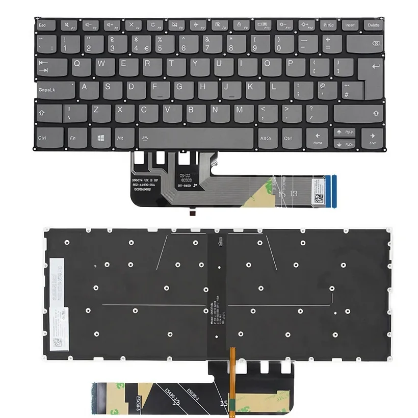 New UK For Lenovo IdeaPad C340-14 C340-14API C340-14IML C340-14IWL Laptop Keyboard Backlit