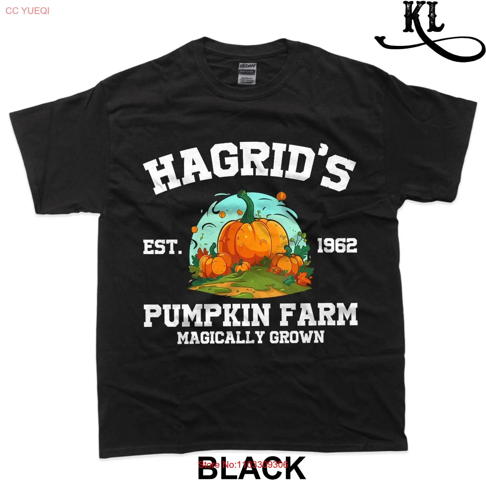 Женская Хагрид ЭСТ. 1962 тыквенная ферма, Волшебная футболка для Хэллоуина