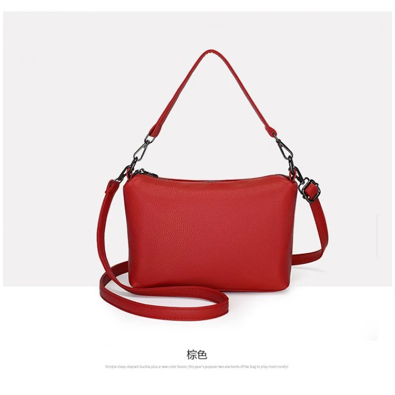 

Elegant Leather Crossbody Bag For Ladies Classic Design By Famous Designer Luxury Brand Popular Shoulder Messenger Handbag Women