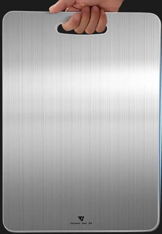 両面ステンレスまな板,厚いまな板,304チタン,食品グレード,肉,果物,野菜