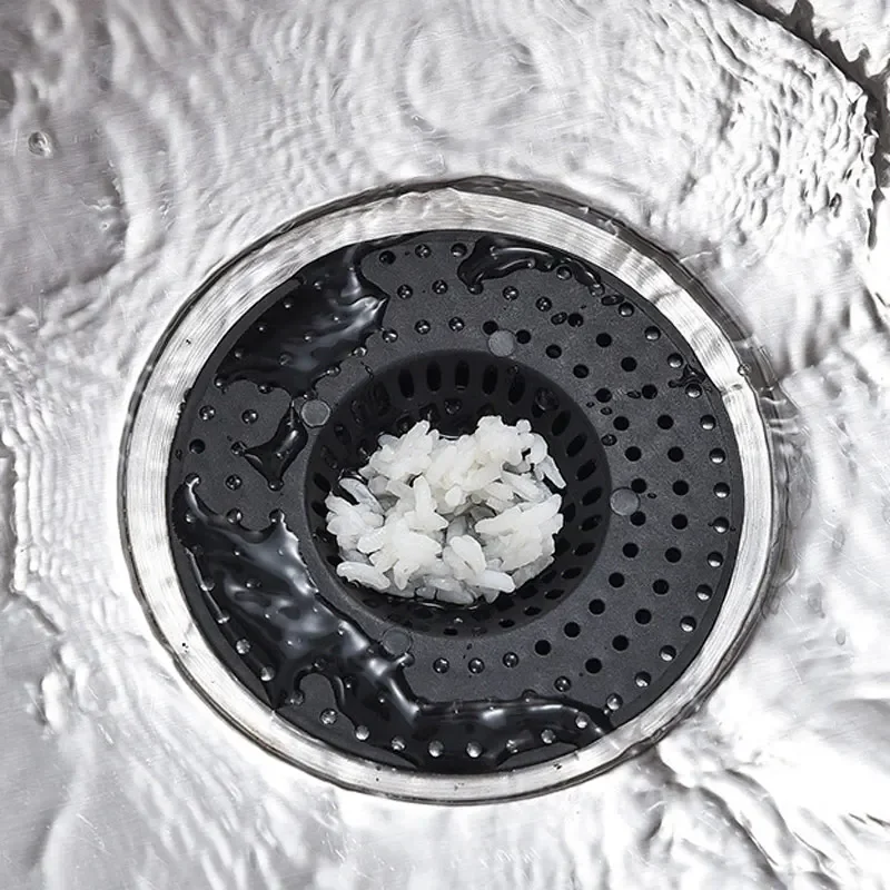 Kitchen Sink Filter Strainer Sewer Strainer Stopper Floor Drains Hair Catcher Waste Collector for Kitchen Bathroom Accessories