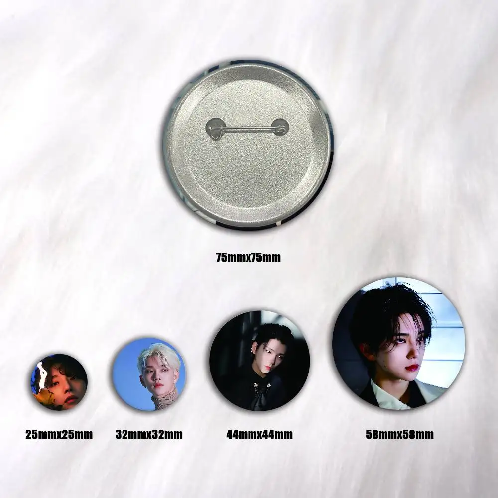 Singer J-Joshua Creative Round Button Badges Cute Pin Brooch for Backpack Clothes Lapel Jewelry Accessories Friends Gift