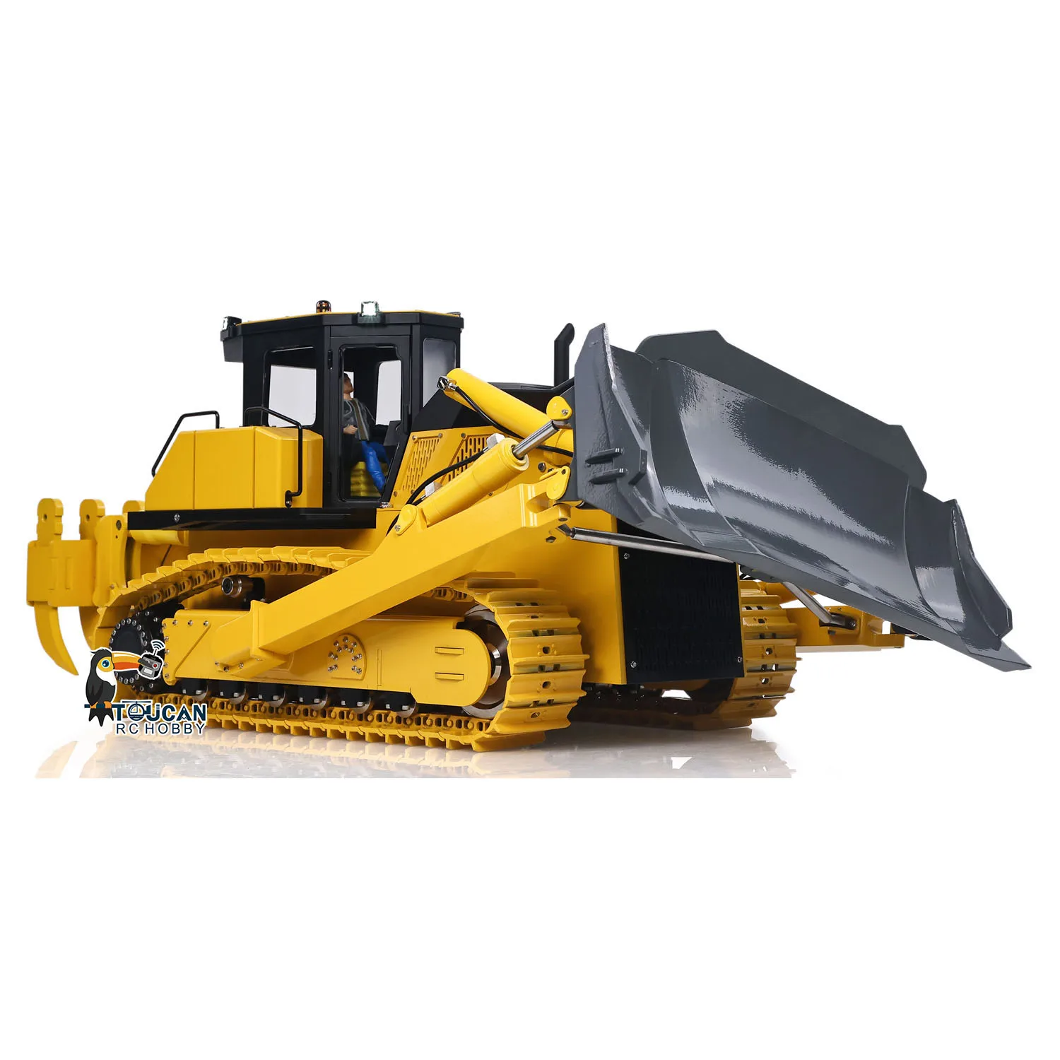 

D155AX RTR Metal 1/12 RC Hydraulic Bulldozer Heavy Duty Radio Control Dozer TOUCAN DIY Truck Car Vehicle Model Light Machine