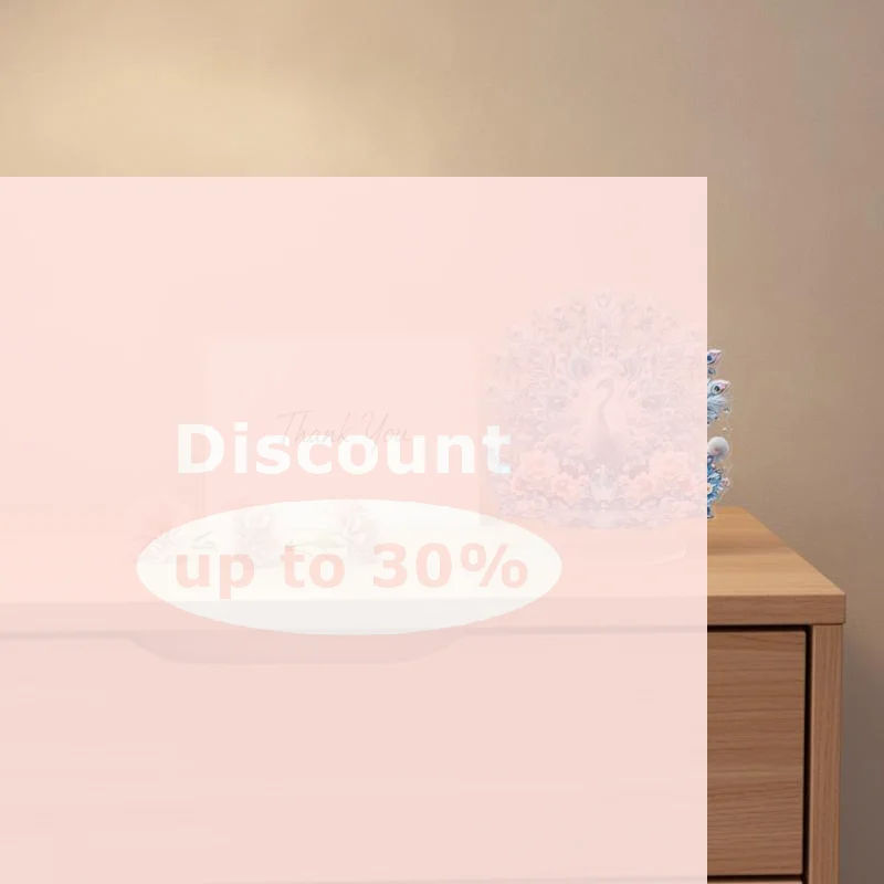 [2D Acrylic Flat Cool Figurine Animal Series Peacock Desktop Ornament Home Living Room Decoration]