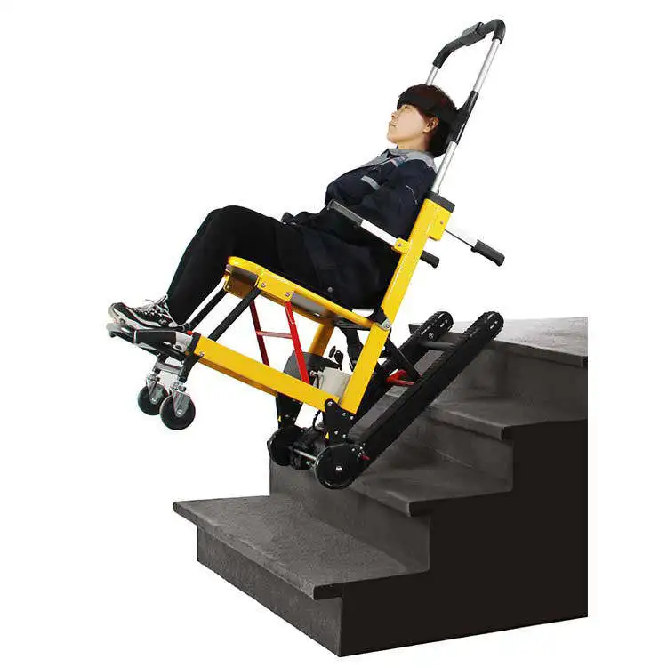 Elderly Portable Evacuation Lifting Wheelchair Emergency Stair Electric Climber Chair Stretcher Lightweight evacuation chair