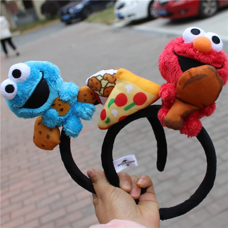 1piece classical Sesame Street Elmo Hair Band plush soft toys  Children Educational Toys Education Creative Doll Kids