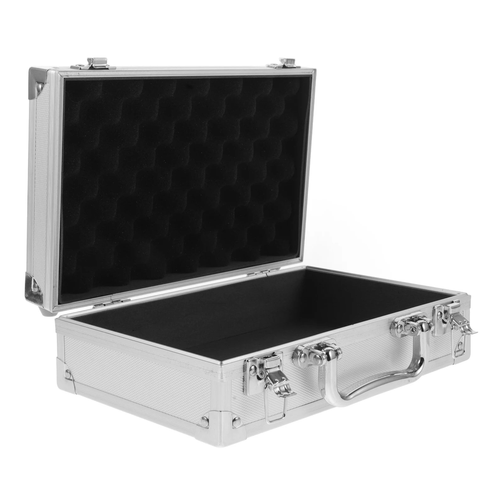 

Aluminium Alloy Toolbox Portable Storage Case for Tools Accessories Compact Lightweight Safe Locking Mechanism Hardware Carrying