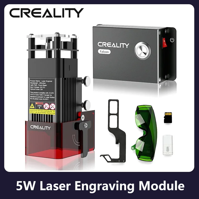 Creality Laser Module 5W for Ender-3 Neo/Ender-3 V2 Neo/Ender-3 Max Neo/Ender-3 V2/Ender 3/Ender-3 Pro/Ender-3 S1/Ender-3 S1Plus