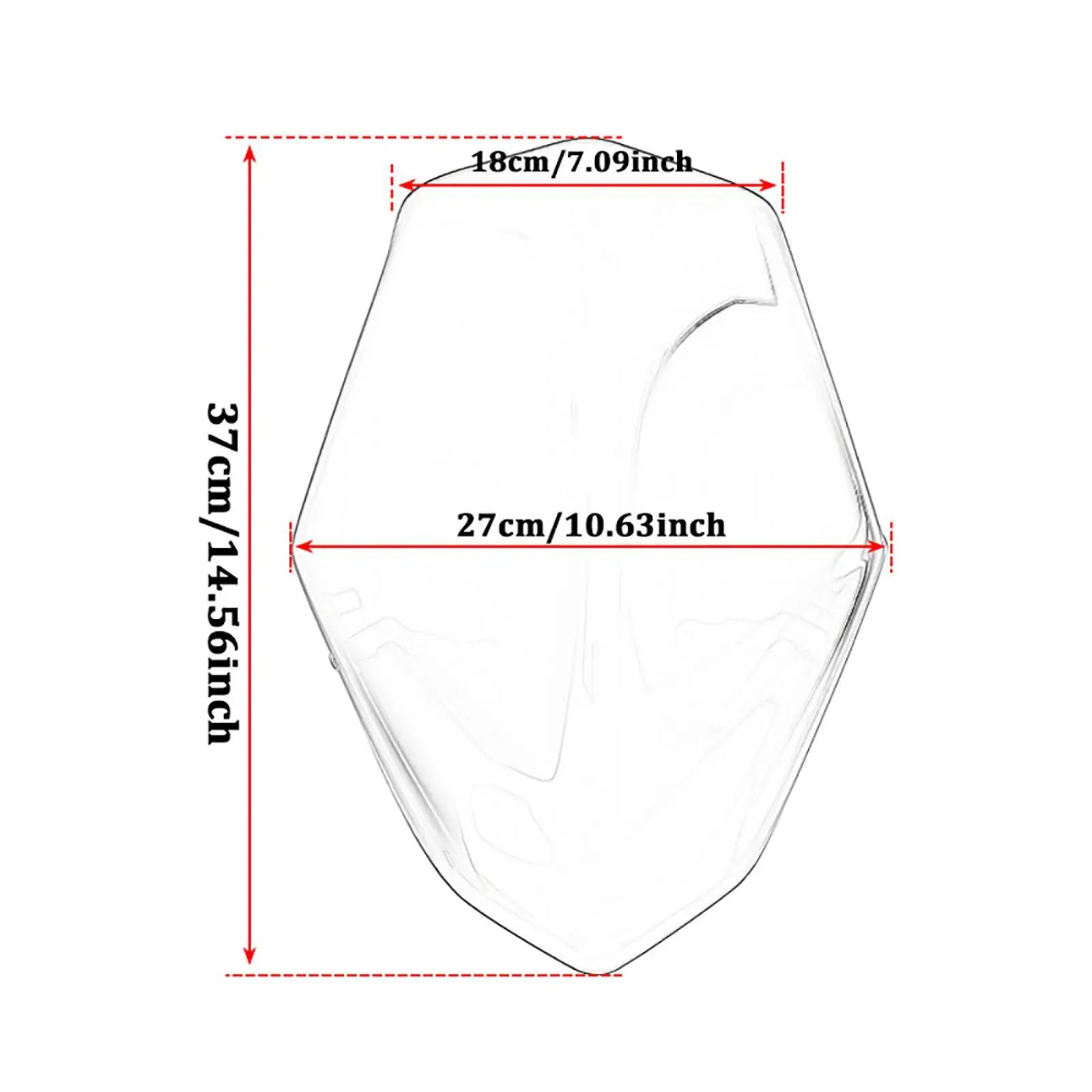 Kaca Depan Sepeda Motor Mudah Dipasang untuk Honda CB400F