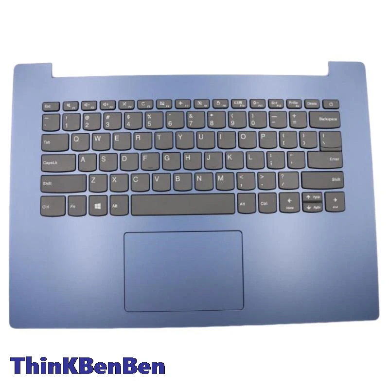 US English Blue Keyboard Upper Case Palmrest Shell Cover For Lenovo Ideapad 330 14 14AST 14IKB 14IGM 5CB0R13873