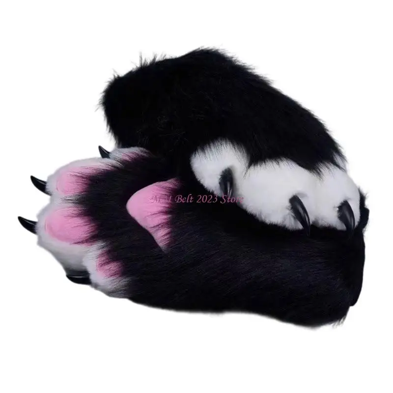 

49ME Animal Nails Shaped Gloves Bright Nails Perfect For Halloween CosplayThemed Celebrations Breathable