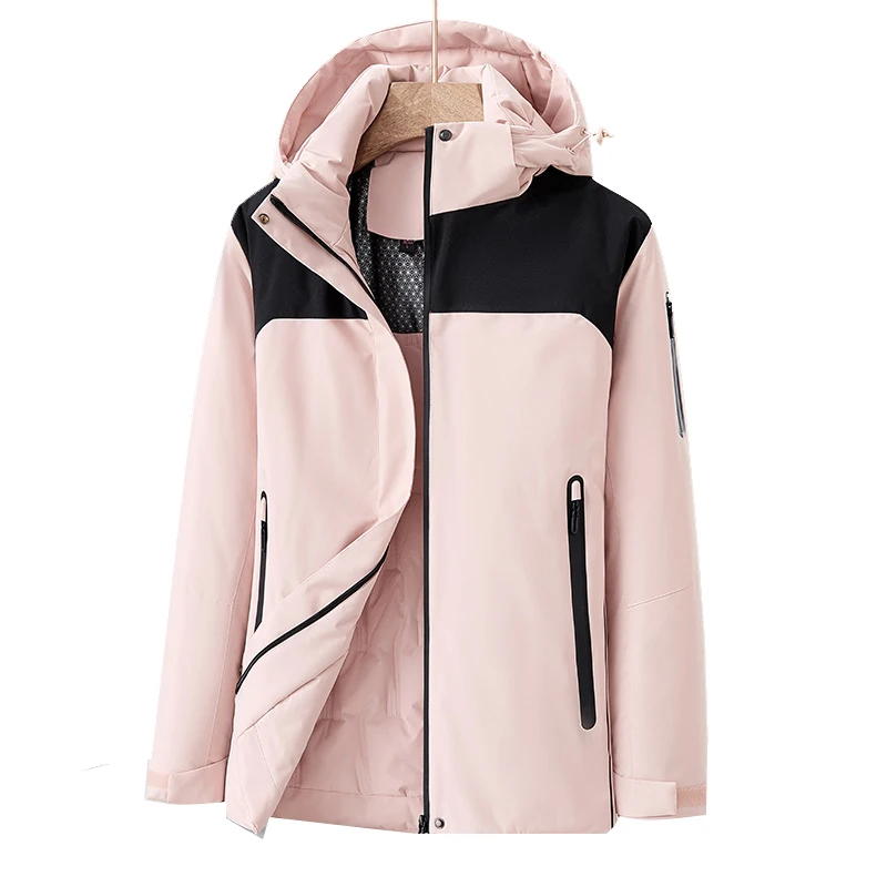 Winter Snow Jackets Women Waterproof Windproof Fleece Warm Outdoor Raincoat Hiking Camping Skiing Climbing Thermal Jacket Female