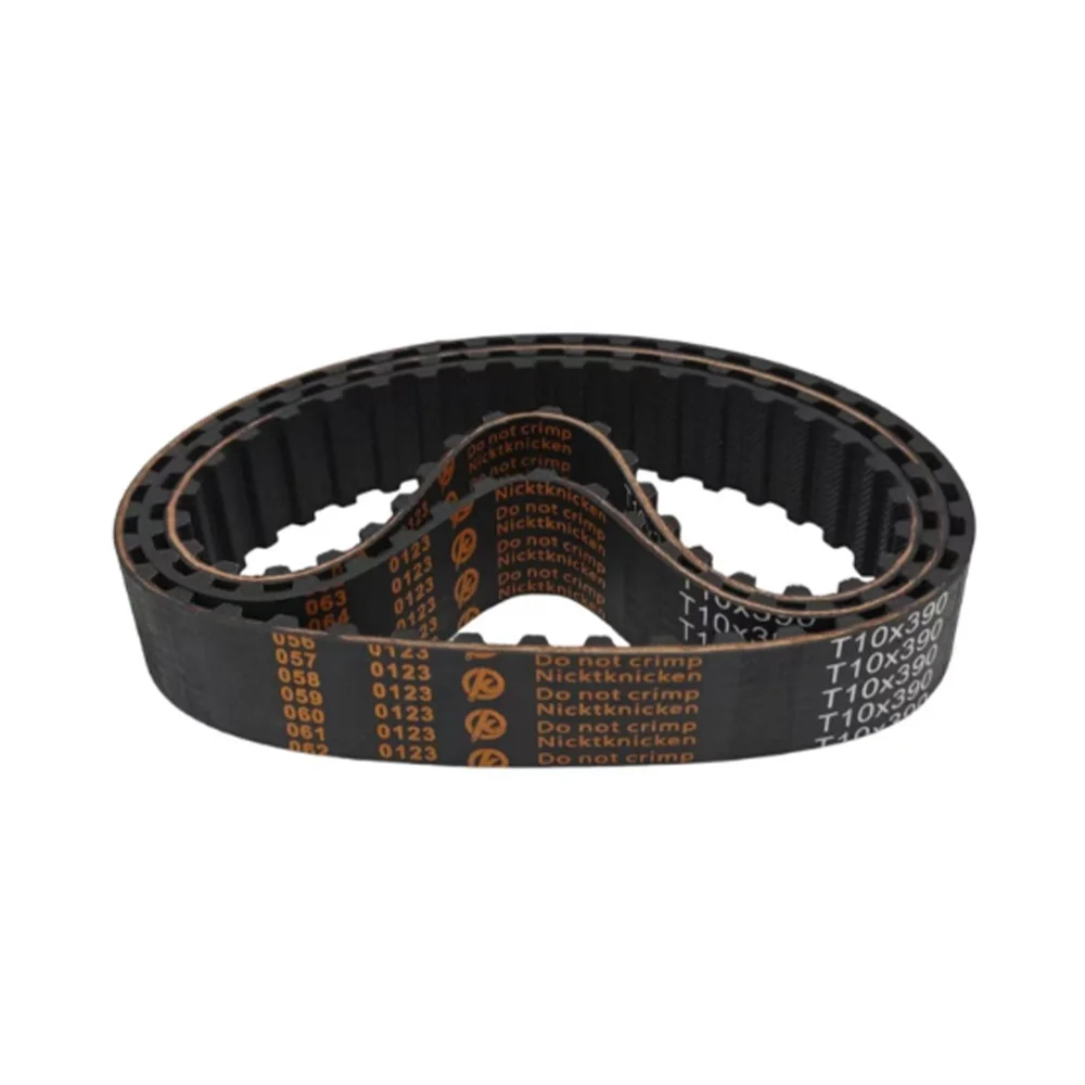 circumference: 610mm-970mm T10 Timing belt bandwidth: 10/15/20/25/30/40/50mm T10 rubber trapezoidal toothed synchronous belt 5