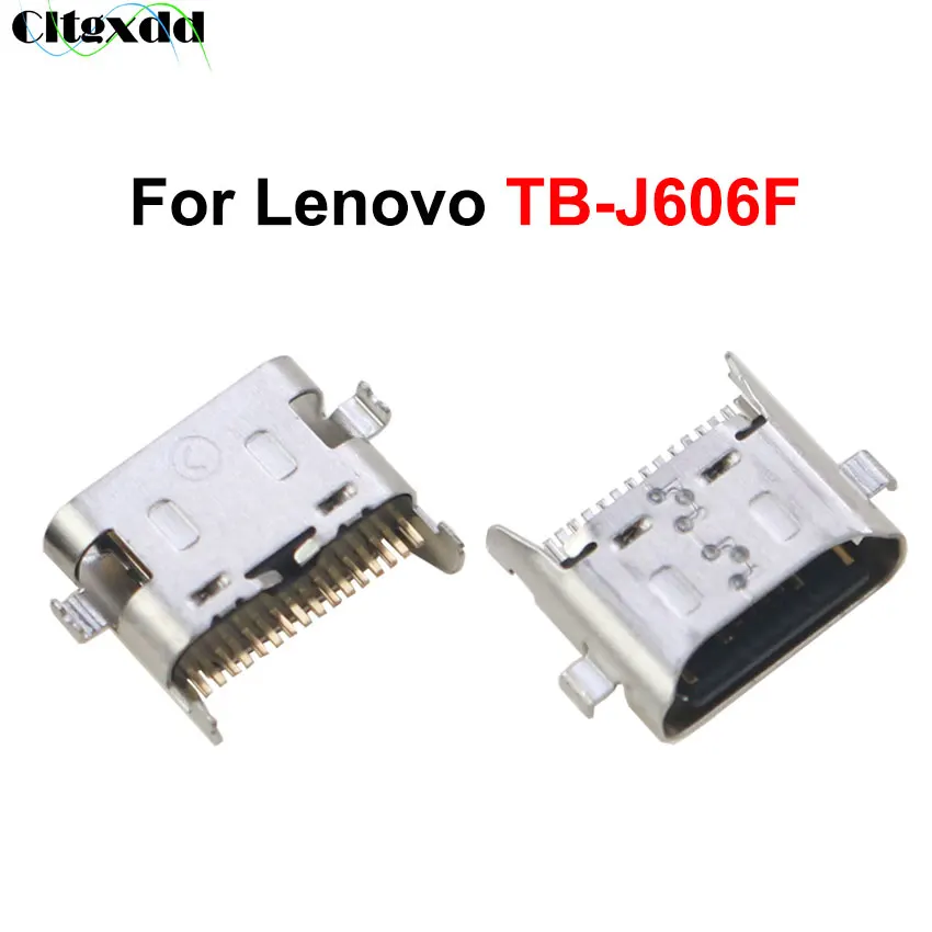 1pcs Type-C Power Connector For Lenovo TB-J606F Charging Port Tablet USB Data Plug 16 Pin 16P Female Socket Built-in Interface