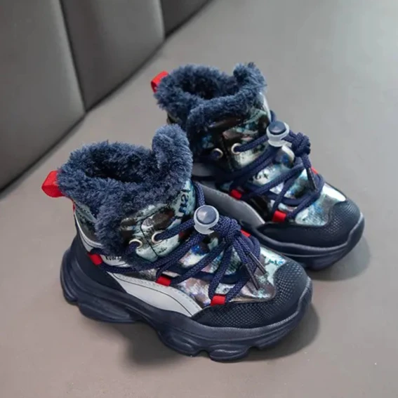 

Winter cotton children's sports shoes high-top snow boots girls' warm cotton shoes kids boots for girl