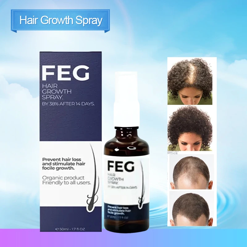 FEG-Hair Loss and Strengthening Care Oil para homens e mulheres, Hair Care