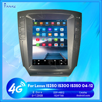 Car Radio For Lexus IS250 IS300 IS200 IS220 IS350 2004-2012 Tesla Screen Automotive Multimedia Carplay Android 13 4G WIFI