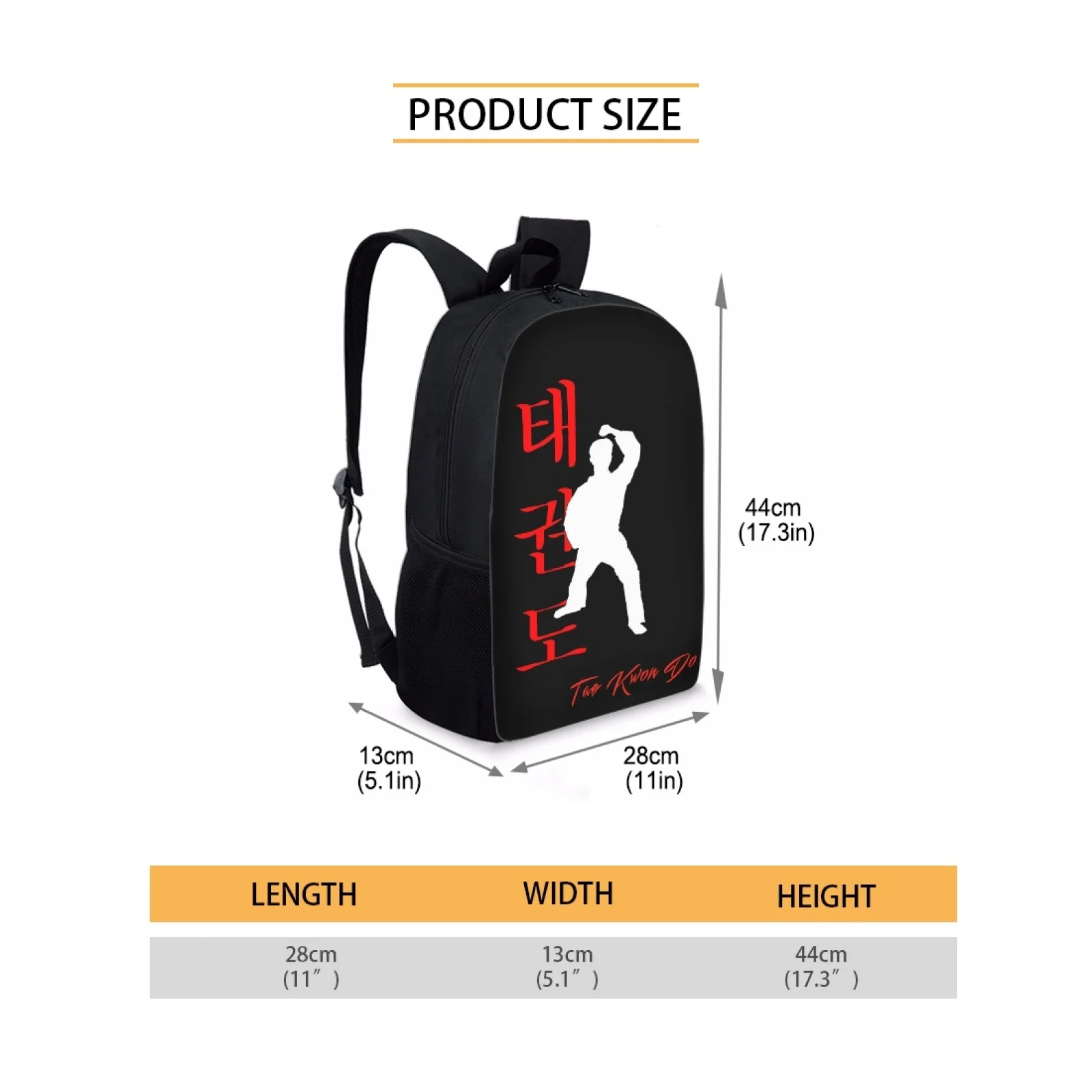School Satchels Kids School Bags for Teenagers Boys Girls Children Backpack Taekwondo Print Bookbag Schoolbag Student Book Bag