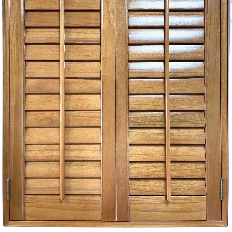 

Wholesale Modern Interior Window Shutters Exterior Wood Plantation Shutters Wooden Shutters for Window Doors