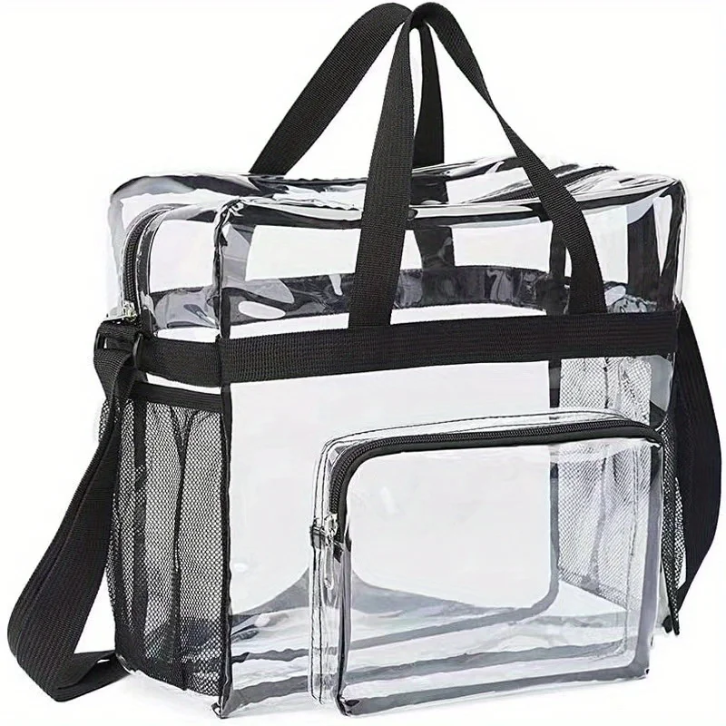 

1PC Transparent backpack, waterproof storage bag, large capacity student backpack, men's and women's backpack