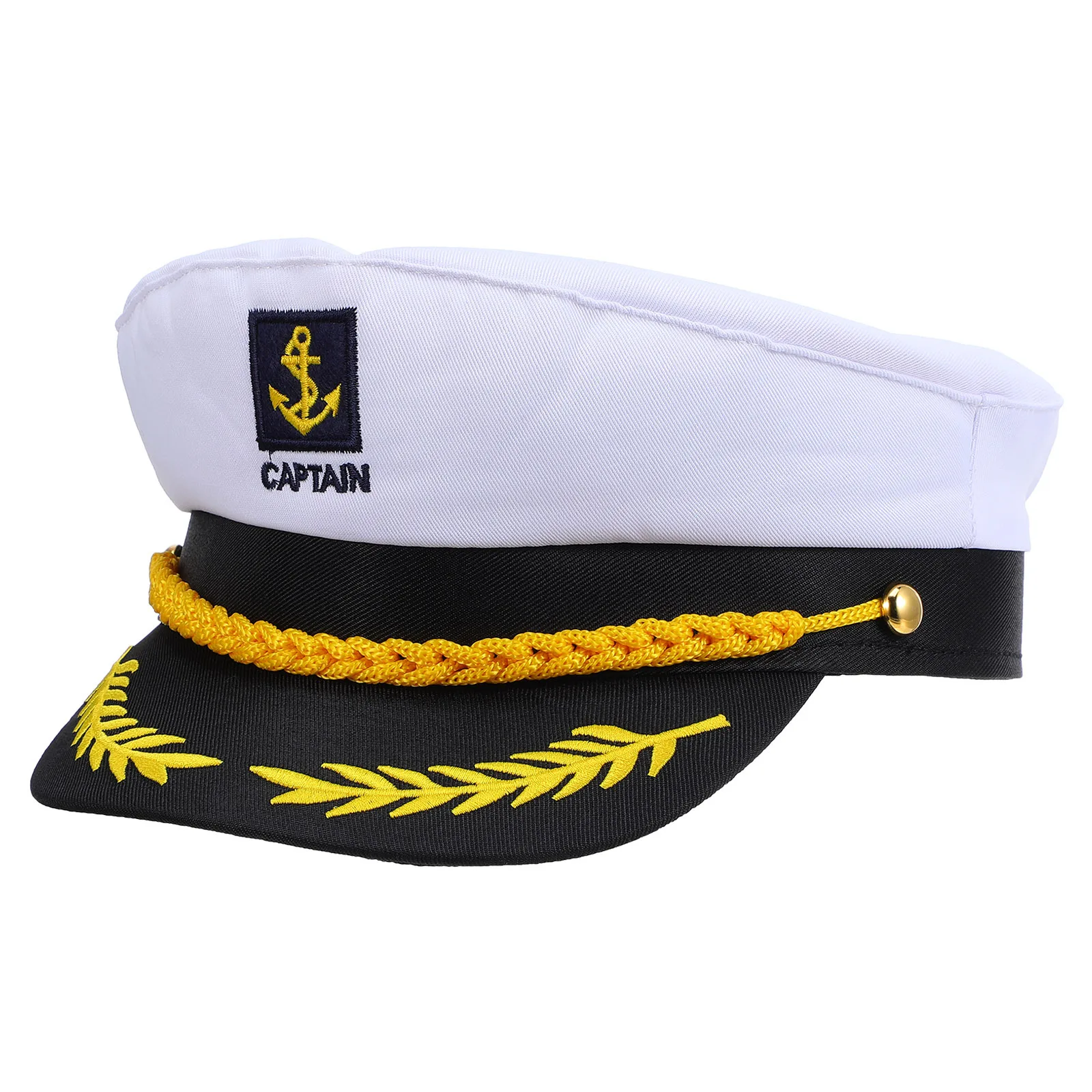

STOBOK Captain Hat White Sailor Costume Accessory for Kids Party Cosplay Stage Performance 71902X29OEFJ5